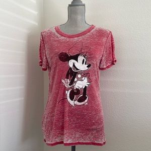 Washed Look Minnie Mouse T-shirt